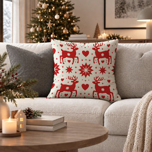 Diseño de cojín decorativo de Navidad nórdico acog