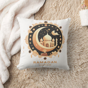 Diseño de cojín decorativo Ramadan Kareem
