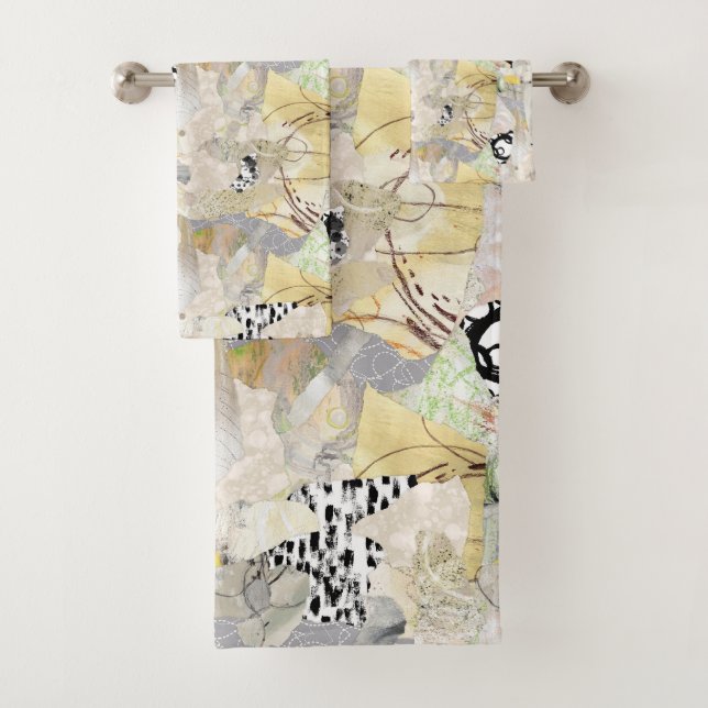 Diseño de Collage Abstracto Elegante Neutral (In situ)