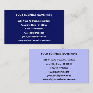 Diseño de color personalizado de su propia tarjeta