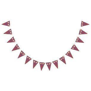 Diseño de Colores de la vieja escuela, bandera est