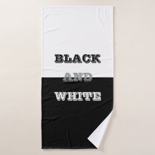 Diseño de colores sólidos y texto gris negro blanc