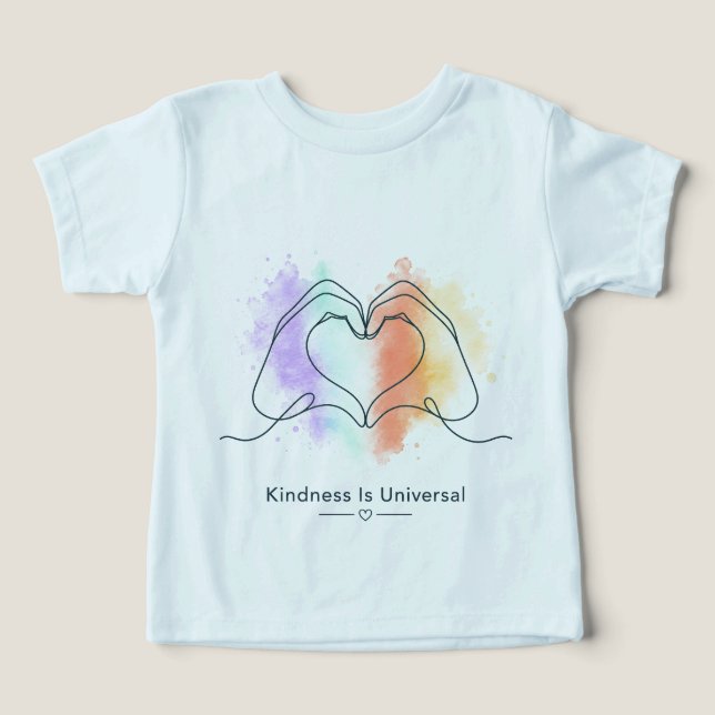 Diseño de corazón orgullo universal bondad (Diseño delantero )