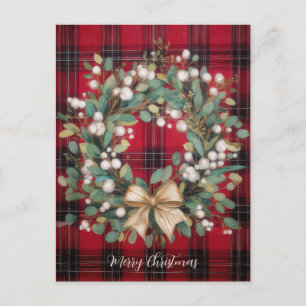 Diseño de Corona de Navidad Elegante y Festiva