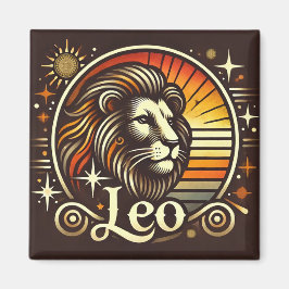 Diseño de cosecha de imanes Leo Zodiac