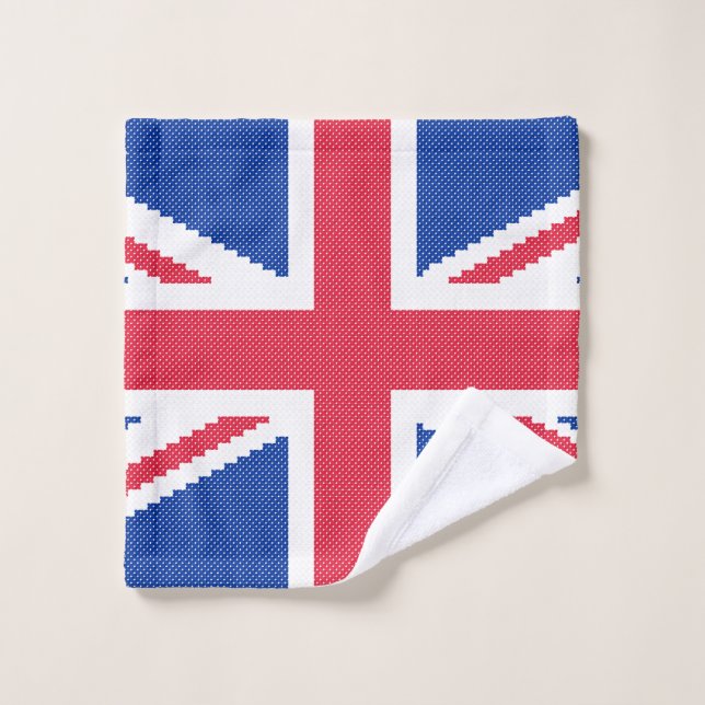 Diseño de cosido cruzado original Jack Union (Toallita)