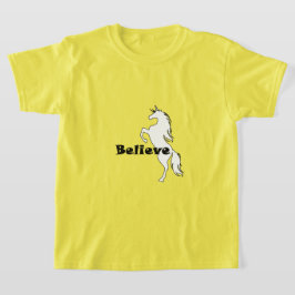 Diseño de creencia de Unicorn - Camiseta básica de