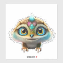 Diseño de criatura mística .1 pegatina