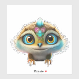 Diseño de criatura mística .1 pegatina