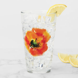 Diseño de cristal de la amapola