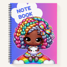 Diseño de cuaderno femenino adorable/ Chibi 