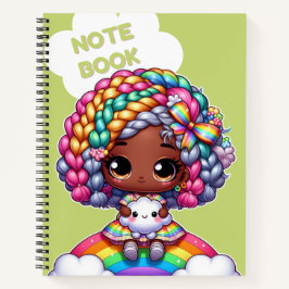 Diseño de cuaderno femenino adorable/ Chibi