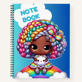 Diseño de cuaderno femenino adorable/ Chibi
