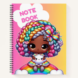 Diseño de cuaderno femenino lindo / Chibi
