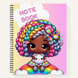 Diseño de cuaderno femenino lindo / Chibi