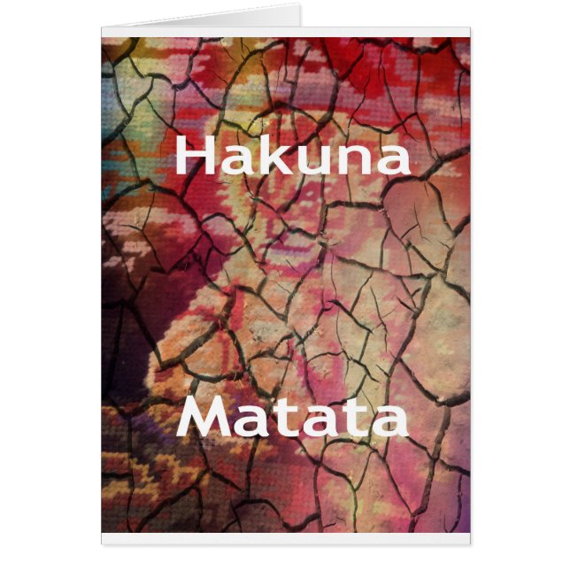 Diseño de Cubo de León Hakuna Matata (Frente)