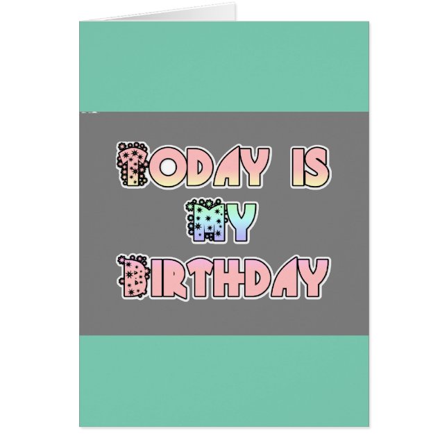 Diseño de cumpleaños feliz (Frente)