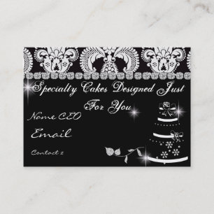 Diseño de Damasco para tarjetas de visita Bling B
