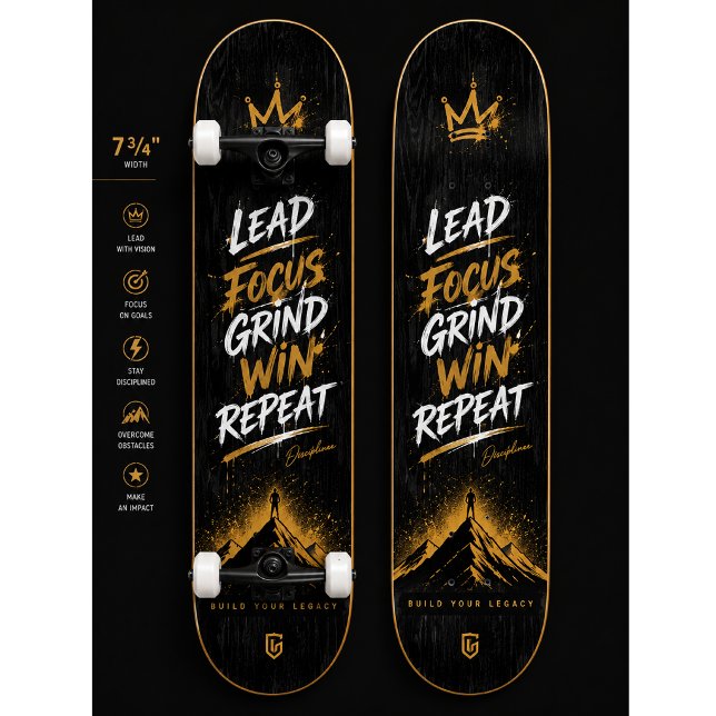Diseño de Deck de Skateboard Mindset | Pared Motiv (Subido por el creador)