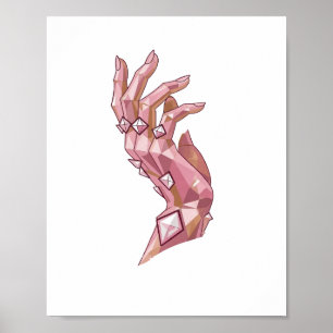 Diseño de declaración de arte abstracto de plata l