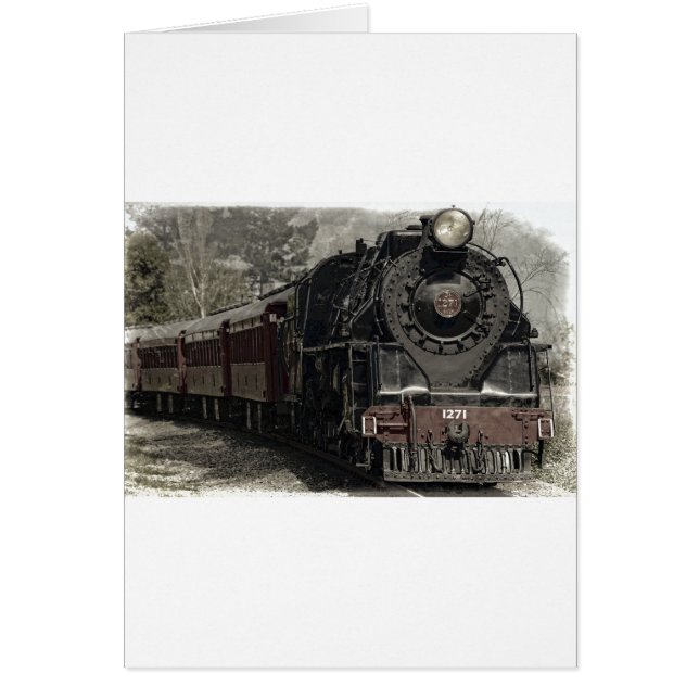 Diseño de decoración de trenes de época (Frente)