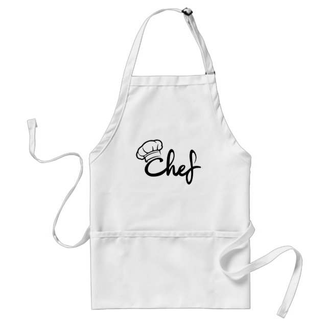 Diseño de delantal Elegancia del Chef (Frente)