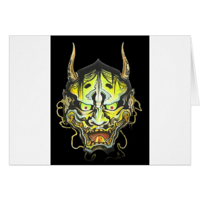 Diseño de demonio Oni (Anverso (Horizontal))