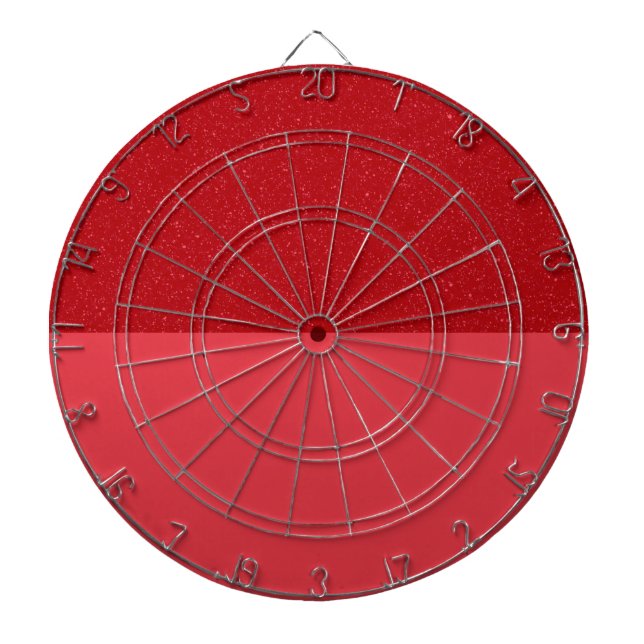 Diseño de diana de dardos con contraste rojo tomat (Frente)