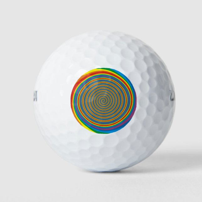 Diseño de diana> Pelotas de golf personalizadas (Anverso)