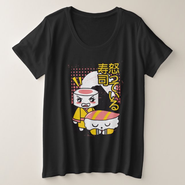 Diseño de dibujos animados de luchadores de karate (Anverso del diseño)