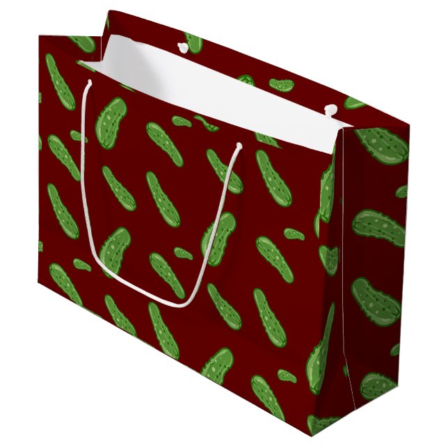 Diseño de Dill With It - Bolsa de regalo - Grande (Angulo Anverso)