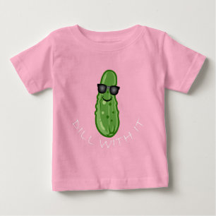 Diseño de Dill With It - Camiseta Baby Fine Jersey