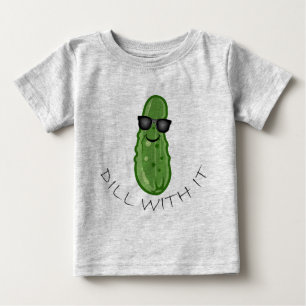 Diseño de Dill With It - Camiseta Baby Fine Jersey