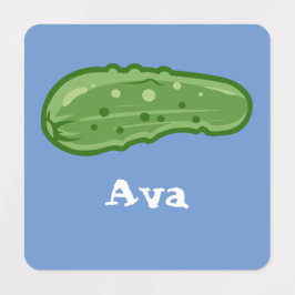 Diseño de Dill with It - Etiqueta de ropa cuadrada