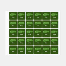 Diseño de Dill with It - Etiqueta de ropa cuadrada