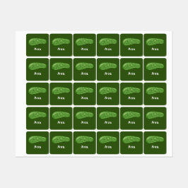 Diseño de Dill with It - Etiqueta de ropa cuadrada