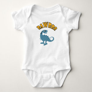 Diseño de Dinosaurios Bebés - Bebé Jersey Bodysuit