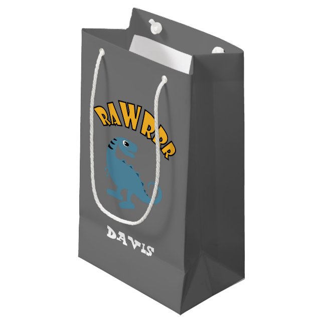 Diseño de dinosaurios para bebés - Bolsa de regalo (Angulo Anverso)