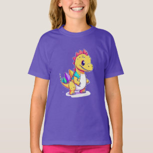 Diseño de dinosaurios pequeños para camisetas infa