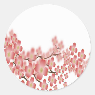 Diseño de Dogwood de sello de sobre de bodas