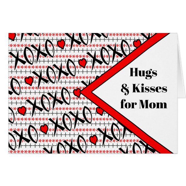 Diseño de el día de San Valentín para Mamá XOXO (Anverso (Horizontal))