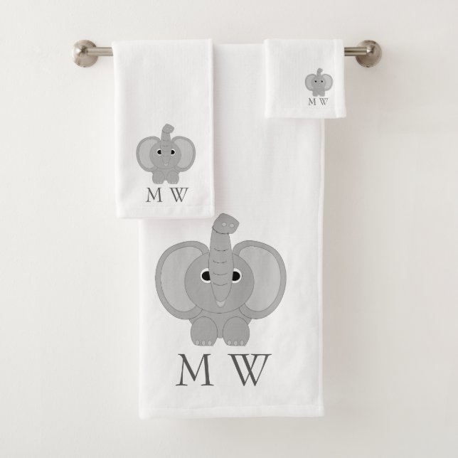 Diseño de elefante monograma (In situ)