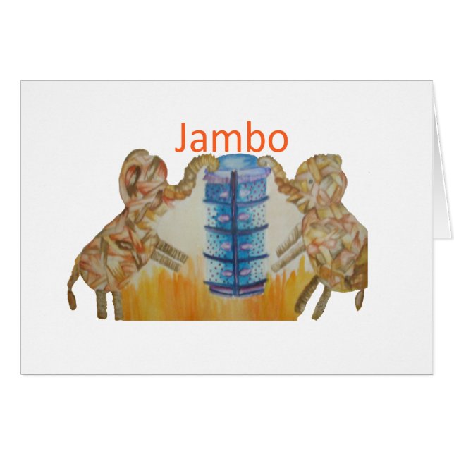 Diseño de Elefantes Jumbo Jumbo para Niños Bebés (Anverso (Horizontal))