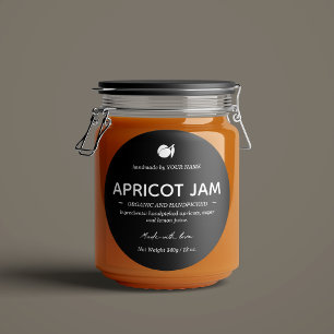 Diseño de empaquetado de etiquetas Jam Jar