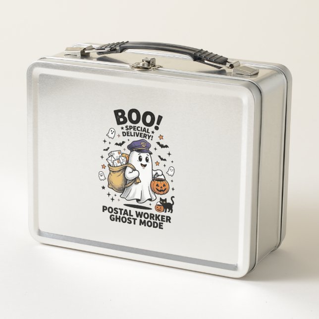 Diseño de entrega de Halloween en modo fantasma pa (Anverso)