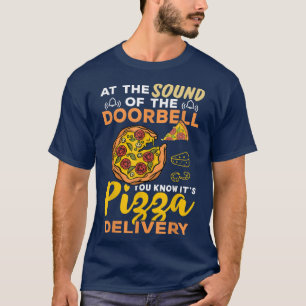 Diseño De Entrega De Pizza Para Camiseta De Conduc