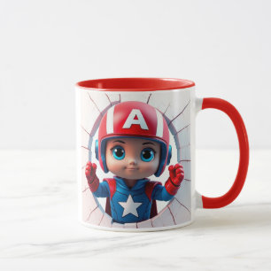 diseño de envoltura de taza de dibujos animados de
