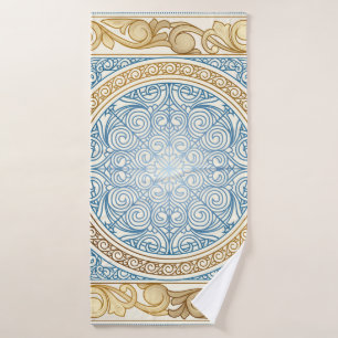 Diseño de época dorado ornamental