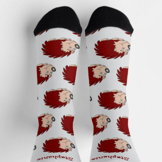 Diseño de erizo de calcetines