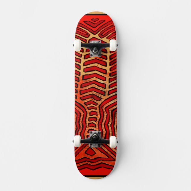 Diseño de esqueletos para skateboard (Anverso)